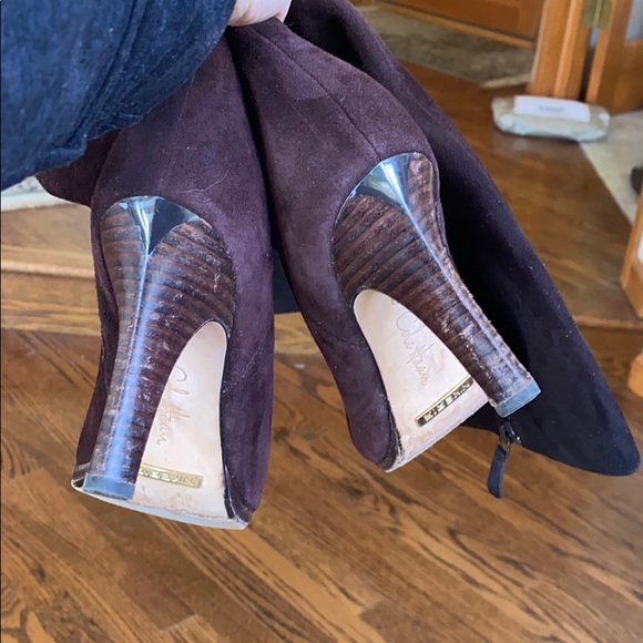 Cole Haan Nike Air Brown Suede boots 9.5 - Picture 10 of 10